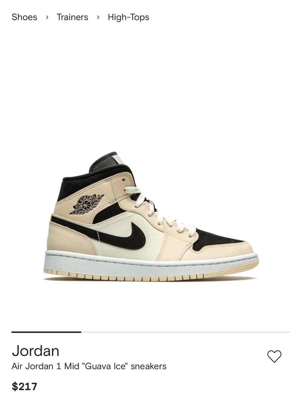 Jordan
Air Jordan 1 Mid "Guava Ice" sneakers